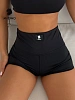 Спортивные шорты мини для фитнеса чёрный