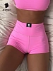 Спортивные шорты мини для фитнеса розовый